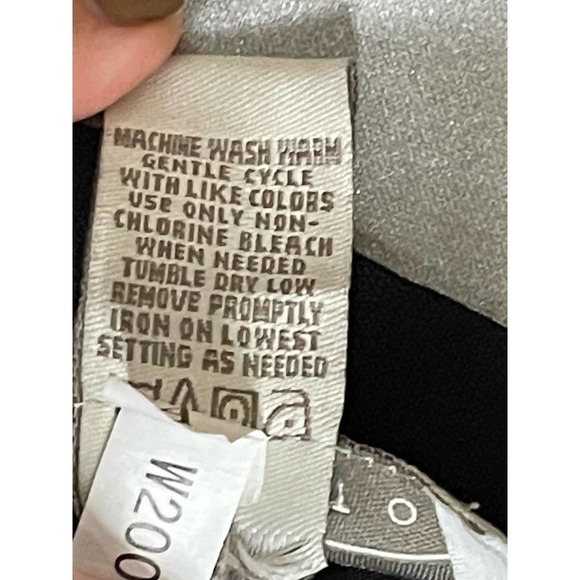 Norton McNaughton‎ Women's Size 14 Pencil Skirt Abstract Geo Print Faux Snaps - Picture 8 of 8